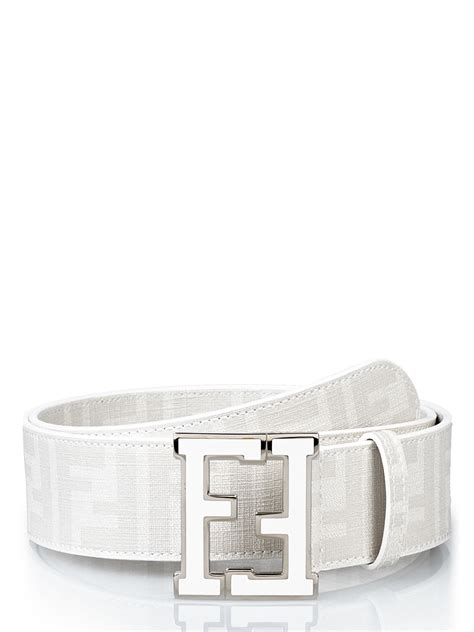 white Fendi belt sale